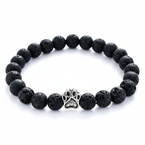 Naturstein-Armband Lava