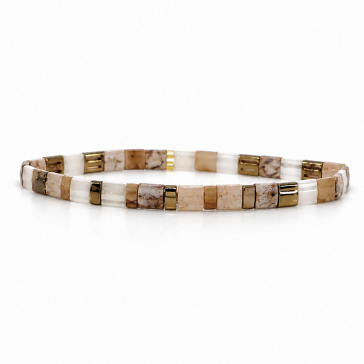 Miyuki-Armband Marble – Streunerband