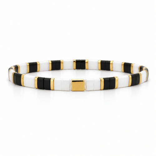 Miyuki-Armband Zebrina